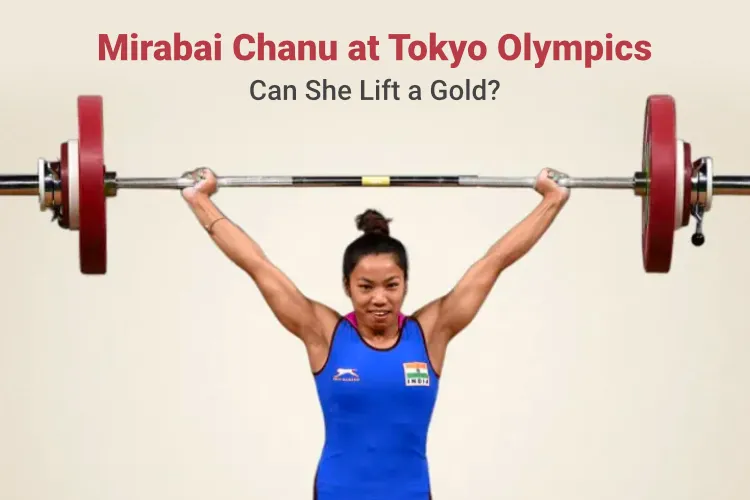 Weightlifting for India with Mirabai Chanu at the Tokyo Olympics in 2021