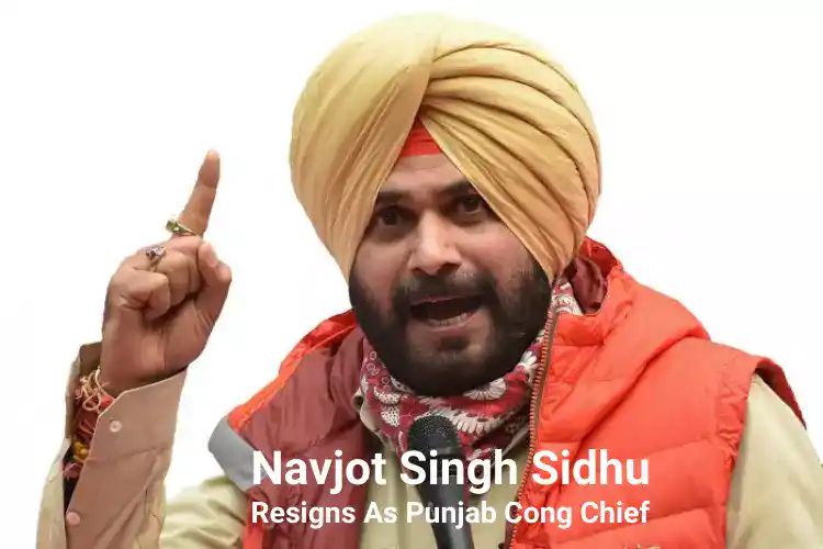Navjot Singh Sidhu’s Resignation Triggers Confusion In Punjab Congress