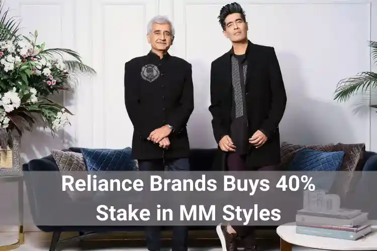 Reliance Brands Ltd. to Acquire 40% Stake in Manish Malhotra’s MM Styles