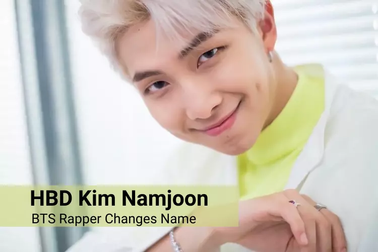 BTS Rapper Kim Namjoon Changes Stage Name