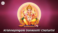 Admire Lord Ganesha On The Holy Occasion Of Krishnapingala Sankashti Chaturthi