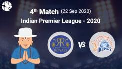 RR vs CSK Match Prediction: Can Rajasthan Royals win their First Game?