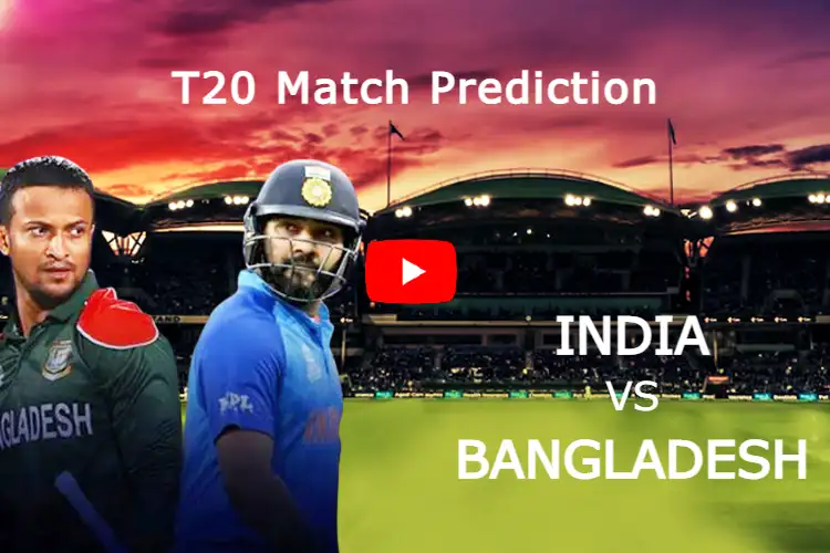 India Vs Bangladesh T20 Match Prediction : Who Will Win the Match?