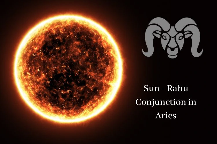 Sun-Rahu Conjunction in Aries on Different Moon signs: