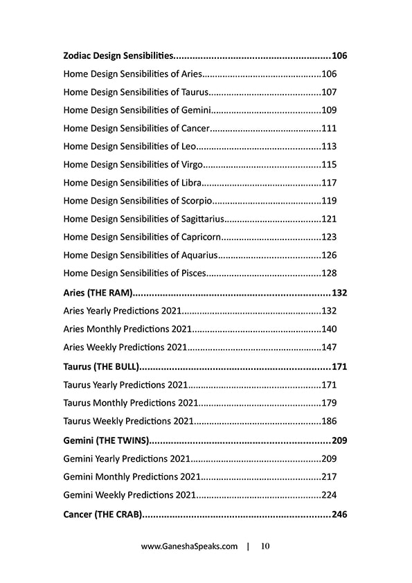 Your Zodiac Horoscope Book 2021 - GaneshaSpeaks