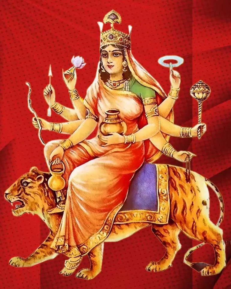 The 4th Day Of Navratri Maa Kushmanda Worship Ganeshaspeaks 7278