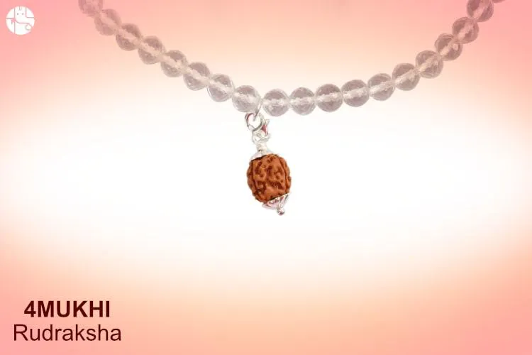 Attain Intellect by Four Mukhi Rudraksha.