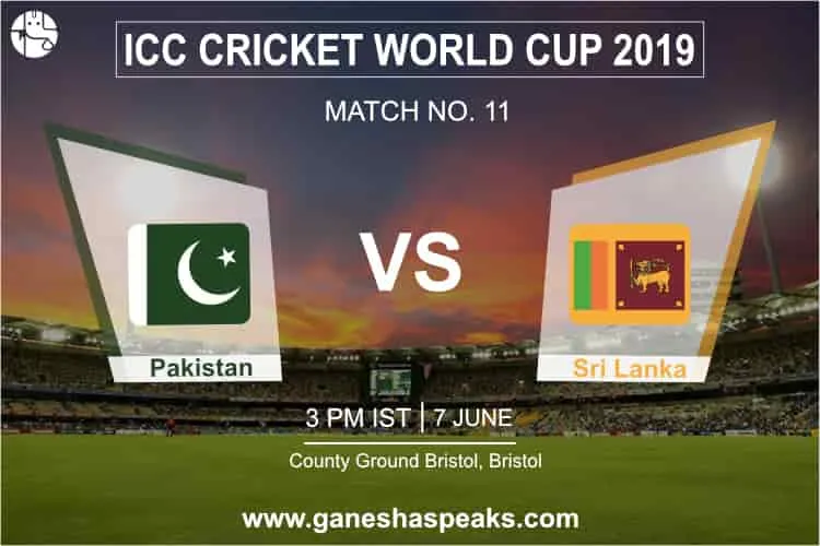 2019 World Cup Prediction: Pakistan Vs Sri Lanka 11th Match Prediction