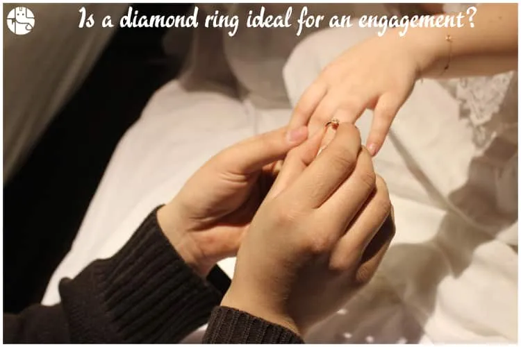 Is a diamond ring suitable for engagement according to astrology?
