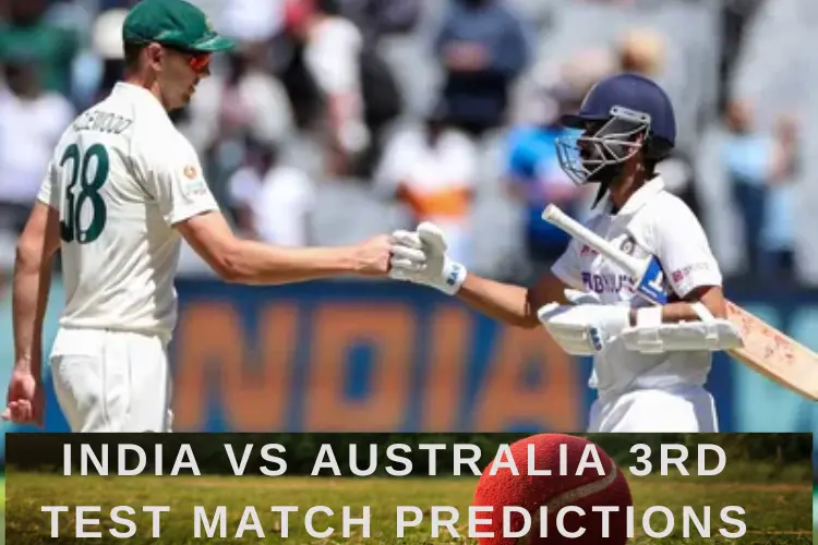India Vs Australia 3rd Test Match Predictions