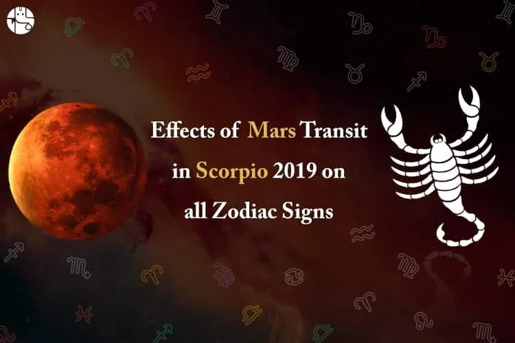 How will the Mars transit in Scorpio affect your zodiac sign?