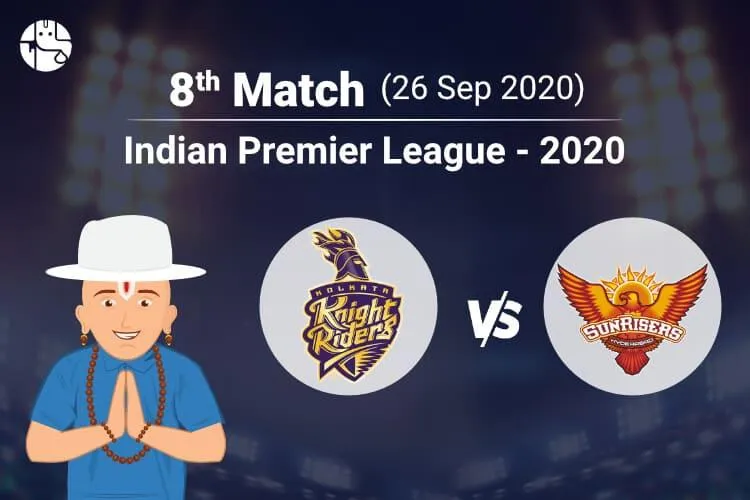 KKR vs SRH 2020 IPL Prediction: Who Will Win the 8th IPL Match?
