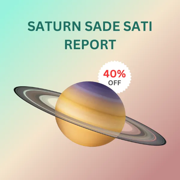 Personalised Saturn Transit/Sade Sati Report