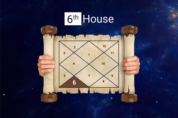 According to the Vedic Astrology, the 6th house is the house that relates...