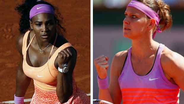 Serena Williams will battle it out against Lucie Safarova in the Women's Finals match for 2015 French Open Roland Garros Tennis Tournament.
