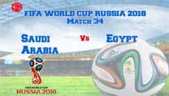 Who Will Win, Saudi Arabia Or Egypt In FIFA World Cup 34th Match