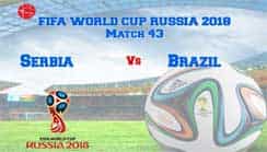 Who Will Win, Serbia Vs Brazil 43rd FIFA Match Prediction