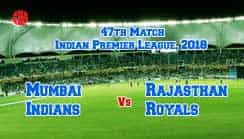 MI Vs RR In IPL: Know Who Will Win The 47th Match