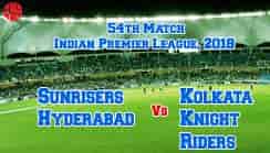 Know Who Will Win The 54th IPL Match: Hyderabad Or Kolkata?