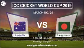 Australia vs Bangladesh Match Prediction: Who Will Win, AUS or BAN?
