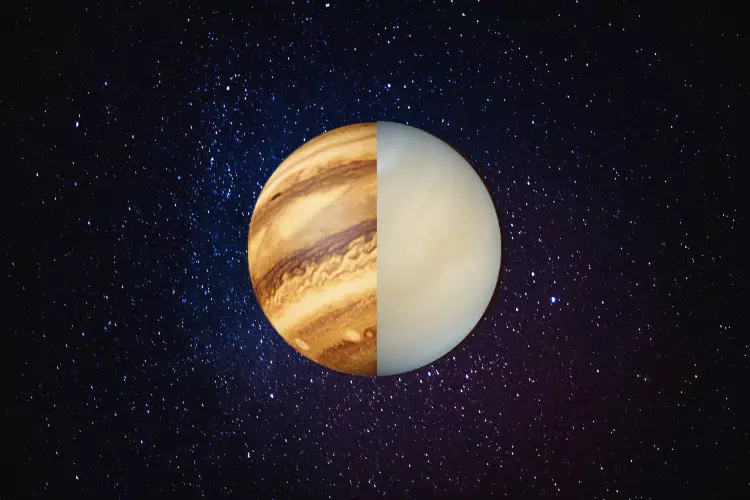 Jupiter Venus conjunction in Aquarius