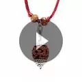 3 Mukhi Rudraksha Indonesian Bead