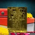 Chandra Ketu Grahan Dosha Shanti Yantra Golden Plated