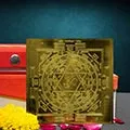 Ganesha Yantra Golden Plated