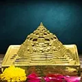 Meru Prushth Shree Yantra – Golden Plated