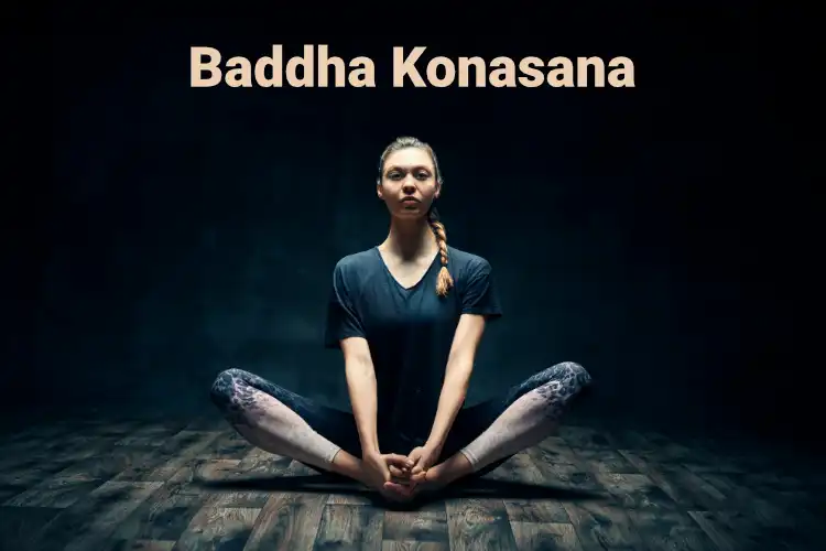 Fit black woman sitting in Baddha Konasana pose · Free Stock Photo